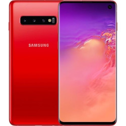 Smartfon Samsung Galaxy S10 128GB Dual SIM Red Carnival (G973) (SM-G973FZRDXEO) 6.1"| 2x2.7 + 2x2.3 + 4x1.9 GHz | 128GB | LTE | 3+1 Kamera | 16+12+12MP | Android 9.0. | IP68'