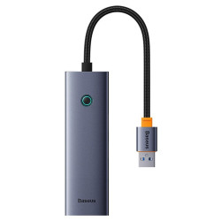 Baseus 4w1 UltraJoy USB-A do 4xUSB 3.0 (szary)'