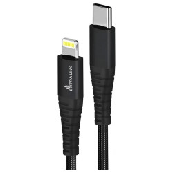Extralink Smart Life USB-C - Lightning 27W 200cm czarny'