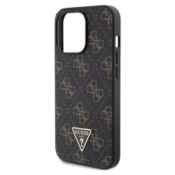 Guess 4G Triangle Metal Logo - Etui iPhone 15 Pro (czarny)'