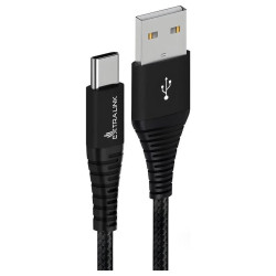 Extralink Smart Life Braided 15W USB Type-A to Type-C 2m 5V 3A czarny'