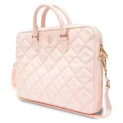 Guess Quilted 4G Computer Bag 15'' - 16'' (różowy)'