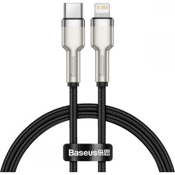 Baseus lightning - USB-C Cafule, PD, 20W, 0,25m (czarny)'