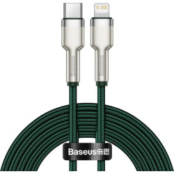 Baseus lightning - USB-C Cafule, PD, 20W, 2m (zielony)'