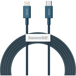 Baseus lightning - USB-C Superior Series, 20W, PD, 2m (niebieski)'