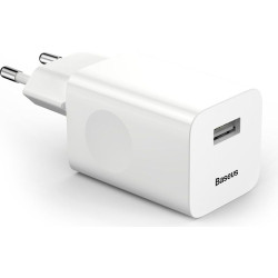 Baseus Charging Quick Charger, USB, QC 3.0, 24W (biała)'