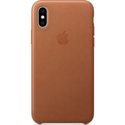Apple iPhone XS Leather Case naturalny brąz (MRWP2ZM/A)'