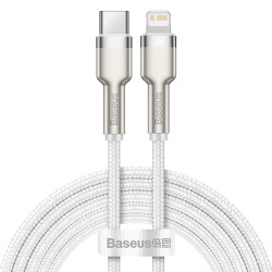 Baseus lightning - USB-C Cafule, PD, 20W, 2m (biały)'