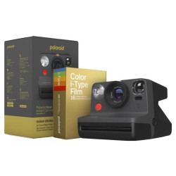 Aparat fotograficzny - Polaroid Now Gen 2 E-Box Black Golden Moments Edition'