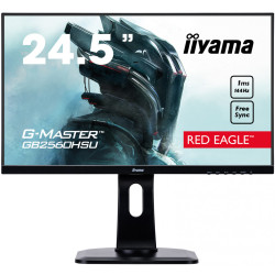 Monitor iiyama G-Master GB2560HSU Red Eagle (GB2560HSU-B1 (6294)) 24.5"| TN | 1920 x 1080 | HDMI | Display Port | 2 x USB 2.0 | HAS | Pivot | Głośniki | VESA 100 x 100'