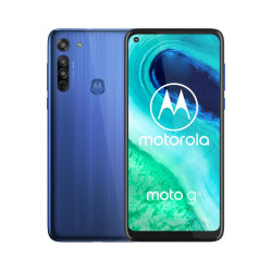 Smartfon Motorola Moto G8 4/64GB DualSIM Neon Blue (PAHL0002PL) 6.4"| 4x 2.0GHz + 4 x 1.8GHz | 64GB | LTE | 16MP | microSD | Android 10'
