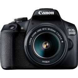 Aparat cyfrowy Canon EOS 2000D + obiektyw EF-S 18-55 DC III (2728C002)'