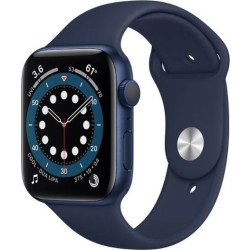 Apple Watch 6 GPS 40mm aluminium, niebieski | głęboki granat pasek sportowy (MG143WB/A)'