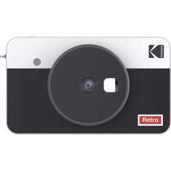 Aparat fotograficzny - Kodak Mini shot Combo 2 Retro biały'