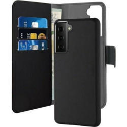 Puro Wallet Detachable - etui 2w1 Samsung Galaxy S21+ czarny (SGS21PBOOKC3BLK)'