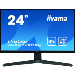 Monitor iiyama XUB2496HSU-B1 (IPS 1H 1DP) (XUB2496HSU-B1) 23,8"| IPS |1920 x 1080 | 1ms | 1xHDMI, 1xDP, 2xUSB | Głośniki | Pivot | HAS | VESA 100 x 100'