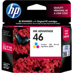 Tusz HP kolor HP 46  HP46=CZ638AE  14 ml.'