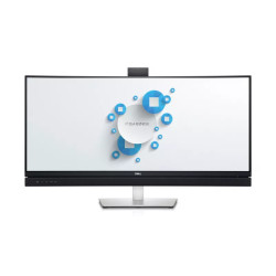 Monitor Dell C3422WE (210-AYLW) 34"| IPS Curved |3440 x 1440 | 8ms | 1xDP, 4xUSB 3, 2, 1xRJ-45, 1x HDMI, 2xUSB Type-C, 1xsłuchawkowe | kamerka | Głośniki | HAS | VESA 100 x 100'