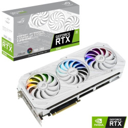 Karta graficzna ASUS GeForce RTX 3090 STRIX WHITE 24GB (ROG-STRIX-RTX3090-24G-WHITE)'