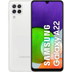 Smartfon Samsung Galaxy A22 64GB Dual SIM biały (A225) (SM-A225FZWDEUE) 6.4"| MediaTek MT6769V | 4/64GB | LTE | 4+1 Kamera | 48+8+2+2MP | Android 11'