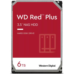 Dysk HDD WD Red Plus WD60EFZX (6 TB ; 3.5 ; 128 MB; 5640 obr/min)'