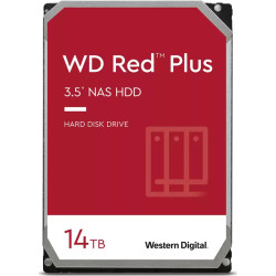 Dysk HDD WD Red Plus WD140EFGX (14 TB ; 3.5 ; 512 MB; 7200 obr/min)'