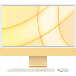 24-inch iMac with Retina 4.5K display: Apple M1 chip with 8‑core CPU and 8‑core GPU, 8GB/256GB - Yellow'