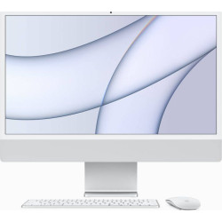 24-inch iMac with Retina 4.5K display: Apple M1 chip with 8‑core CPU and 8‑core GPU, 8GB/256GB - Silver'