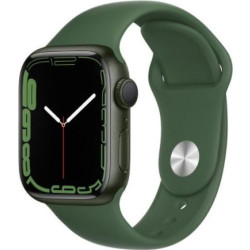 Apple Watch Series 7 GPS, 45mm Green Aluminium Case with Clover Sport Band - Regular'