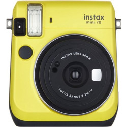 Aparat cyfrowy Fujifilm Instax Mini 70 żółty + etui żółte + wkład 2 pack (70100149244)'