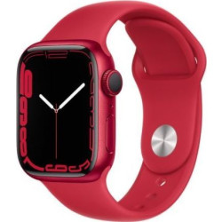 Apple Watch Series 7 GPS + Cellular, 41mm (PRODUCT)RED Aluminium Case with (PRODUCT)RED Sport Band - Regular'