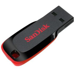 Pendrive - SanDisk 128GB Cruzer Blade (SDCZ50-128G-B35)'