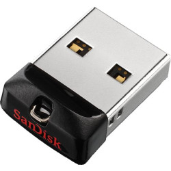 Pendrive - SanDisk Cruzer Fit 64GB USB 2.0 (SDCZ33-064G-G35)'