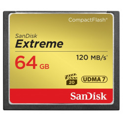 Karta pamięci - SanDisk CF 64GB Extreme 120/85 (SDCFXSB-064G-G46)'