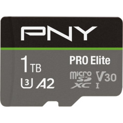 Karta pamięci - PNY PRO Elite microSDXC 1TB + Adapter SD (P-SDU1TBV32100PRO-GE)'