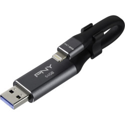 PNY USB 3.0 Duo-Link Apple 64GB (P-FDI64GLA02GC-RB)'