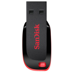 Pendrive - SanDisk 64GB Cruzer Blade (SDCZ50-064G-B35)'