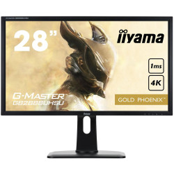 Monitor iiyama G-Master GB2888UHSU Gold Phoenix (GB2888UHSU-B1) 28" | TN | 3840 x 2160 | D-SUB | 2 x HDMI | Display Port | 2 x USB 3.0 | Głośniki | Pivot | VESA 100 x 100'