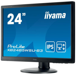 iiyama ProLite XB2485WSU (24.1" | IPS | 1920 x 1200 | D-SUB | DVI | Display Port | 4 x USB 2.0 | Głośniki | Pivot | VESA 100 x 100)'