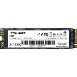 Patriot P310 PCIe NVMe 240GB'