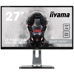 iiyama G-Master GB2783QSU Silver Crow [1ms, FreeSync] (27" | TN | 2560 x 1440 | DVI | HDMI | Display Port | 2 x USB 3.0 | Głośniki | Pivot | VESA 100 x 100)'