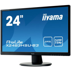 iiyama ProLite X2483HSU-B2 (23.8" | AMVA | 1920 x 1080 | D-SUB | DVI | HDMI | 2 x USB 2.0 | Głośniki | VESA 100 x 100 )'