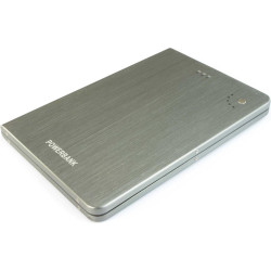 PowerBank PowerNeed P16000K (16000mAh; microUSB  miniUSB; kolor srebrny)'