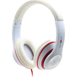 Słuchawki GEMBIRD MHS-LAX-W (kolor biały)'