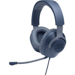 Słuchawki JBL QUANTUM 100 (niebieskie  przewodowe  gamingowe)'