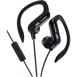 Słuchawki JVC HAE-BR25BE (douszne  sportowe  ze sterowaniem i mikrofonem  black)'