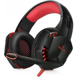 Słuchawki gamingowe REAL-EL GDX-8000 VIBRATION SURROUND 7.1 BACKLIT (black/red  z wbudowanym mikrofonem)'