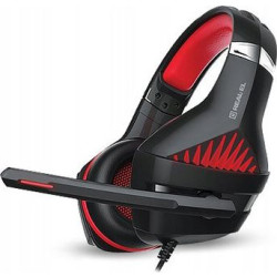 Słuchawki gamingowe REAL-EL GDX-7600 (black/red  z wbudowanym mikrofonem)'