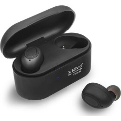 Słuchawki SAVIO TWS-04 (bluetooth; bezprzewodowe  Bluetooth; z wbudowanym mikrofonem; kolor czarny'