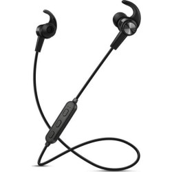Słuchawki bezprzewodowe  z mikrofonem  ze słuchawkami SAVIO WE-02 (dokanałowe  sportowe; bezprzewodowe  Bluetooth; TAK  z wbudowanym mikrofonem; kolor czarny'